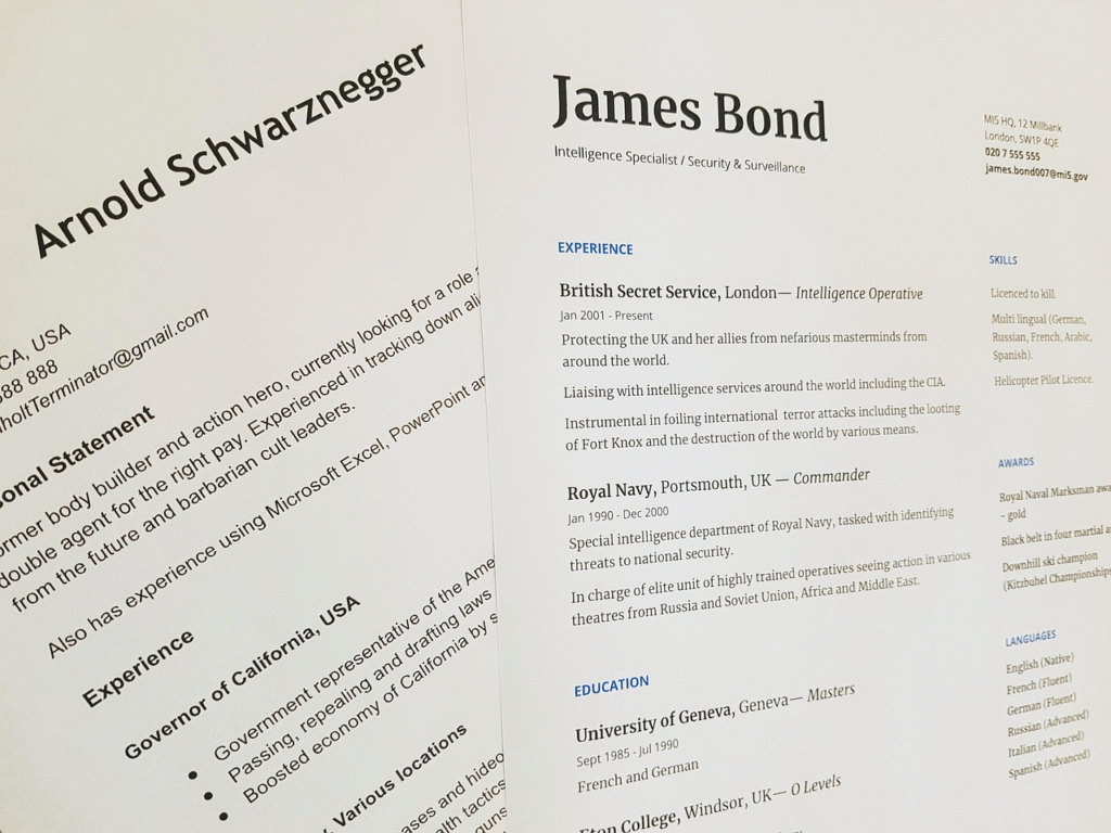 Build a strong resume