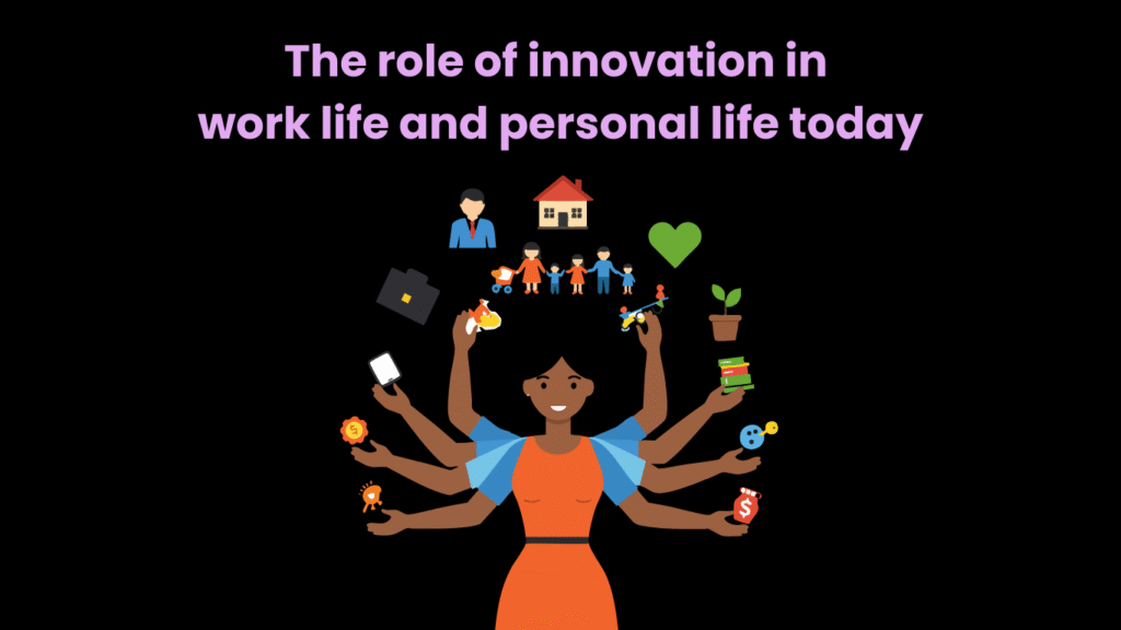 The role of innovation in work life and personal life today