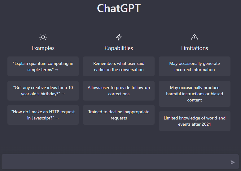 chat gpt