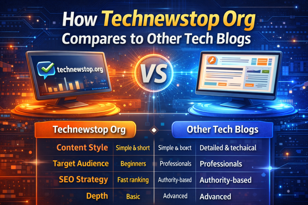 Technewstop Org vs Other Tech Blogs