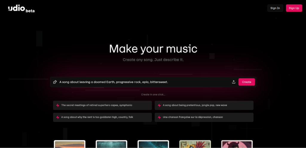 Udio For Controlled Song Iteration