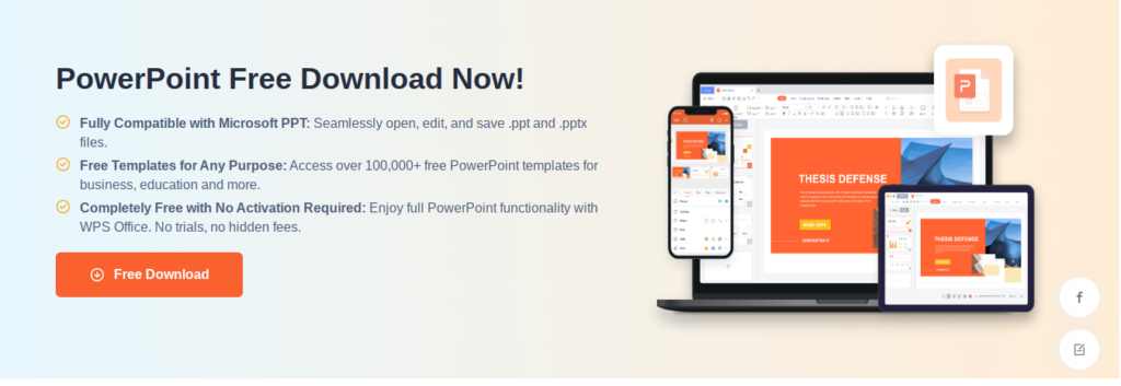 Powepoint free download now