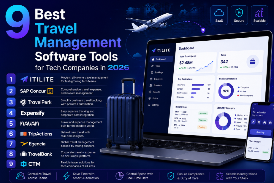 9 Best Travel Management Software Tools for Tech Companies in 2026