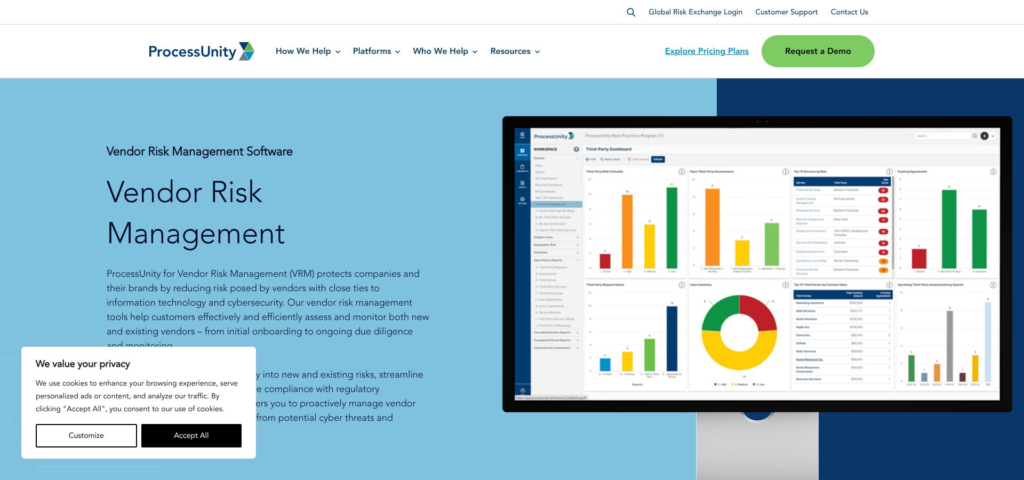 ProcessUnity: deep workflow control, plus one of the largest third-party risk exchanges