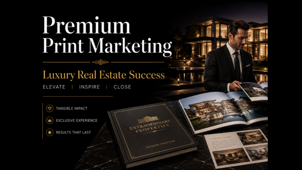 Why Premium Print Marketing Works Well in the Luxury Real Estate Market