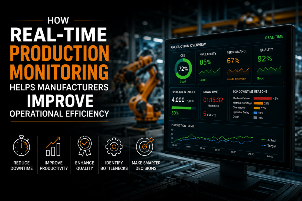 How Real-Time Production Monitoring Improves Efficiency