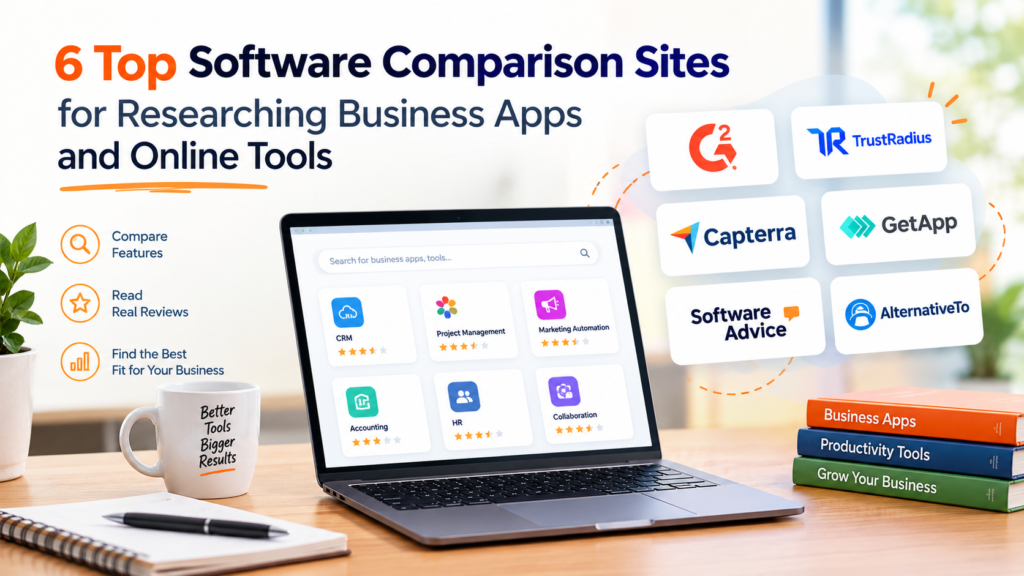 6 Top Software Comparison Sites for Researching Business Apps and Online Tools