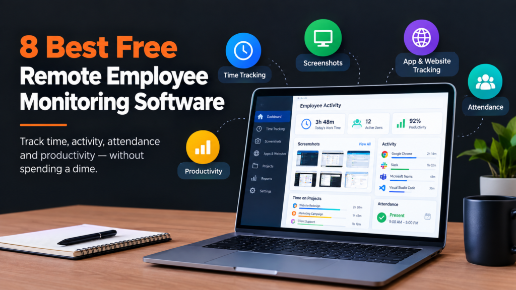 8 Best Free Remote Employee Monitoring Software