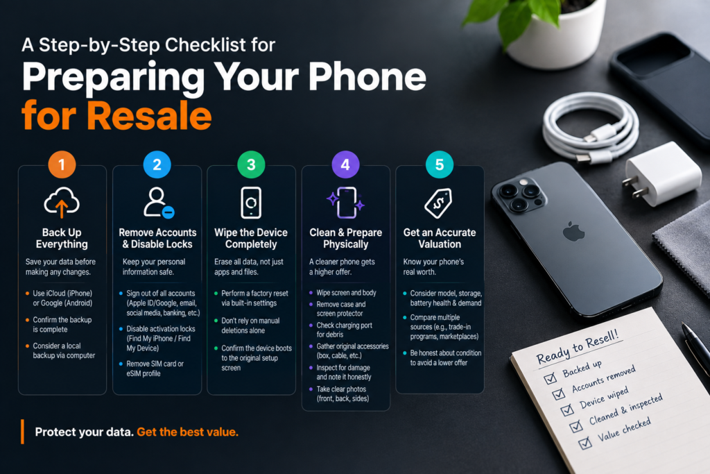A Step-by-Step Checklist for Preparing Your Phone for Resale