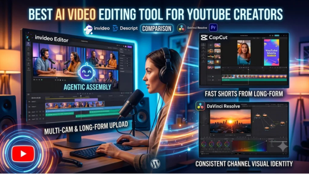 Best AI Video Editing Tool for YouTube Creator