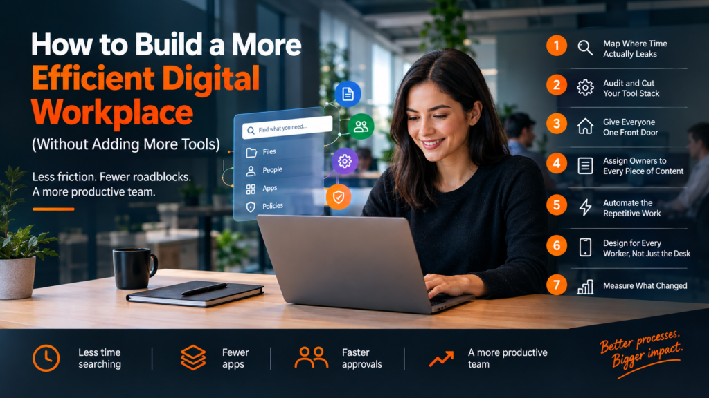 How to Build a More Efficient Digital Workplace (Without Adding More Tools)