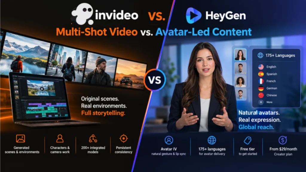 Invideo vs HeyGen: Which AI Video Tool Is Better?